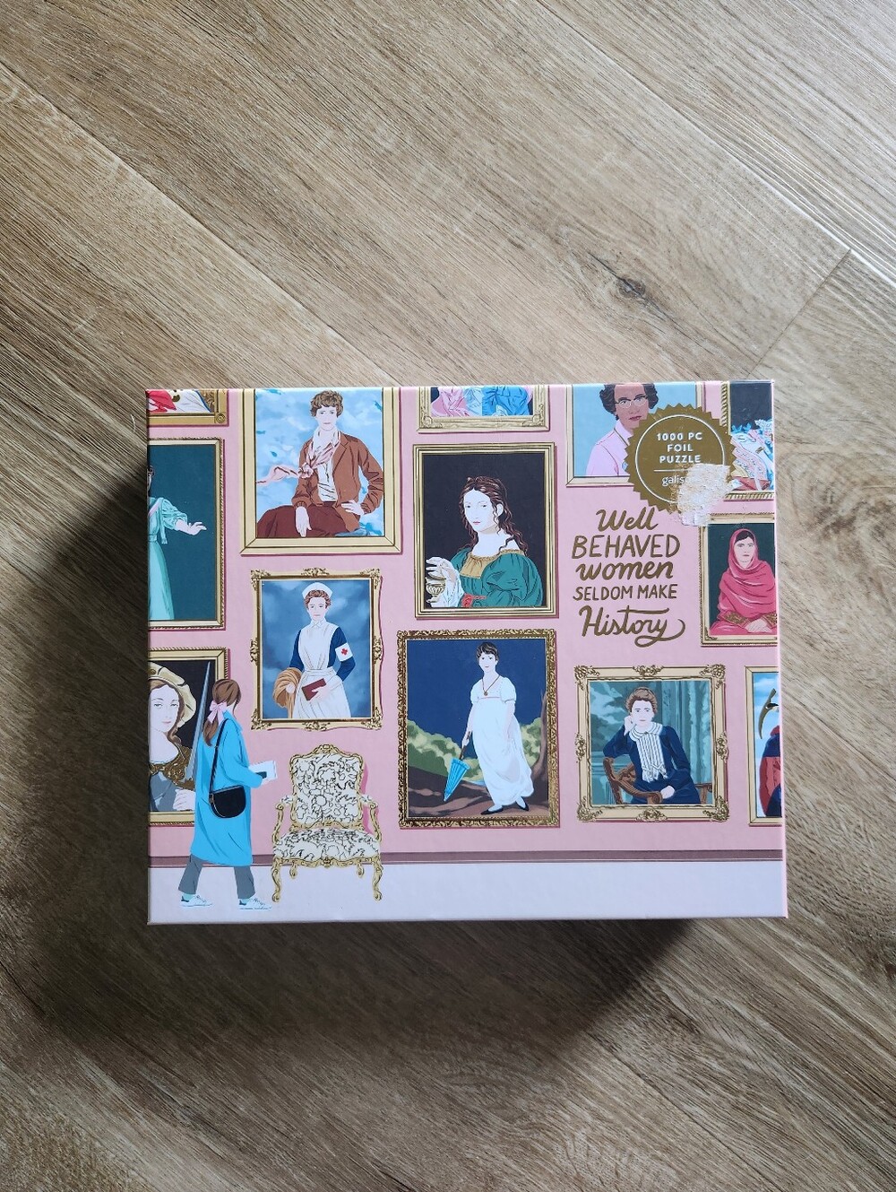 Galison 1,000 Piece Herstory Museum Foil Puzzle